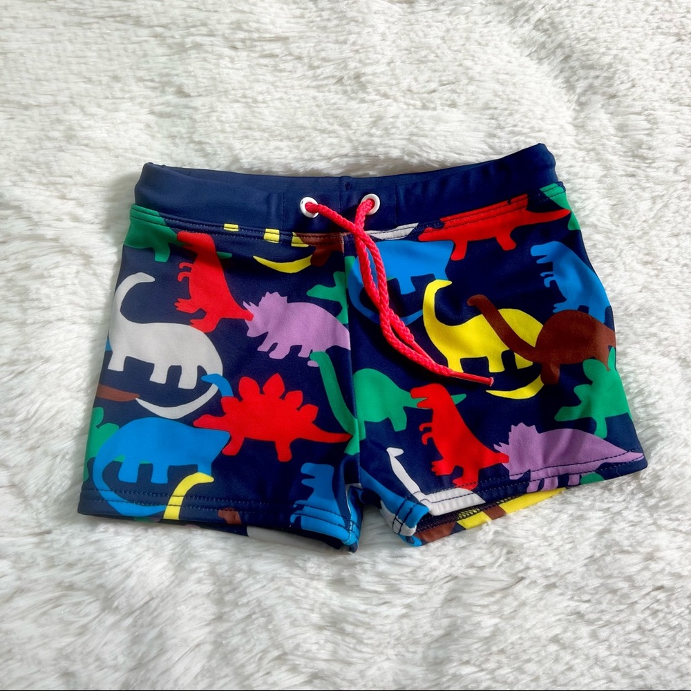 Baby Boden Dino Swim Shorts